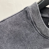 Fog Essentials T Shirts Spring and Summer FOG Joint Series Washing Water Old Crew Neck Short Sleeves