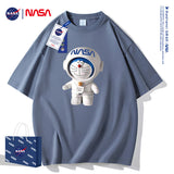 Nasa T Shirt Cotton Short-Sleeved T-Shirt Couple Summer Student Half Sleeve T-Shirt