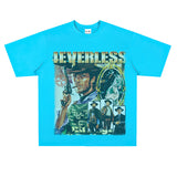 Film Star T Shirt Cotton Short Sleeve Loose Retro Design T-shirt