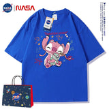 Nasa T Shirt T-Shirt Baby Boy And Girl Summer Top Loose-Fitting Pure Cotton Short Sleeves