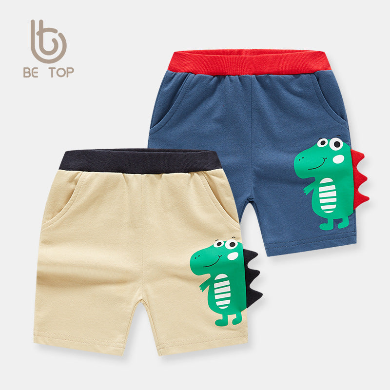 Boy Shorts Children's Summer Baby Short Pants Fifth Pants Summer Boys' Cartoon Shorts
