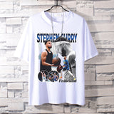 Basketball Sports T Shirt Curry Basketball Sports Loose Student All-Match Short-Sleeved T-Shirt Men