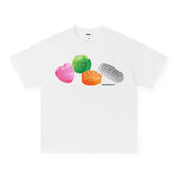 Vintage T-shirts Street Print Short Sleeve T-Shirt Cotton Long Sleeve