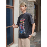 Film Star T Shirt Movie Bill and Ted Adventures Pure Cotton Loose Short Sleeve American Retro T-shirt