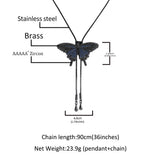 Chains Mini Butterfly Hip Hop Niche Copper Set 5A Zircon Spectrum Animal