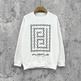 Purple Brand Sweatshirt Loose Crew Neck Sweater