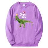 Dinosaur Christmas Hoodies e Rex Merry Xmas Round