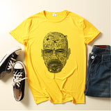 Heisenberg T Shirt American TV Series Deadly Poison Master Loose Crew Neck T-shirt Top