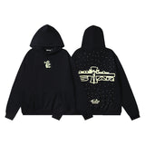 Mens trendy Hoodie gradual change color retro hooded sweater