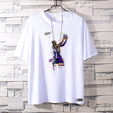Basketball Sports T Shirt Basketball Sports Lakers Memorial Kobe Short Sleeve T-Shirt Male Students All-Match Loose