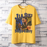 Basketball Sports T Shirt Curry Basketball Sports Loose Student All-Match Short-Sleeved T-Shirt Men