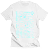 Men Cotton Short Sleeve Tee Anime Kusanagi Motoko Oversized