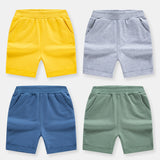 Boy Shorts Children's Clothing Summer Children's Solid Color Shorts Fifth Pants Korean Casual Sports Pants
