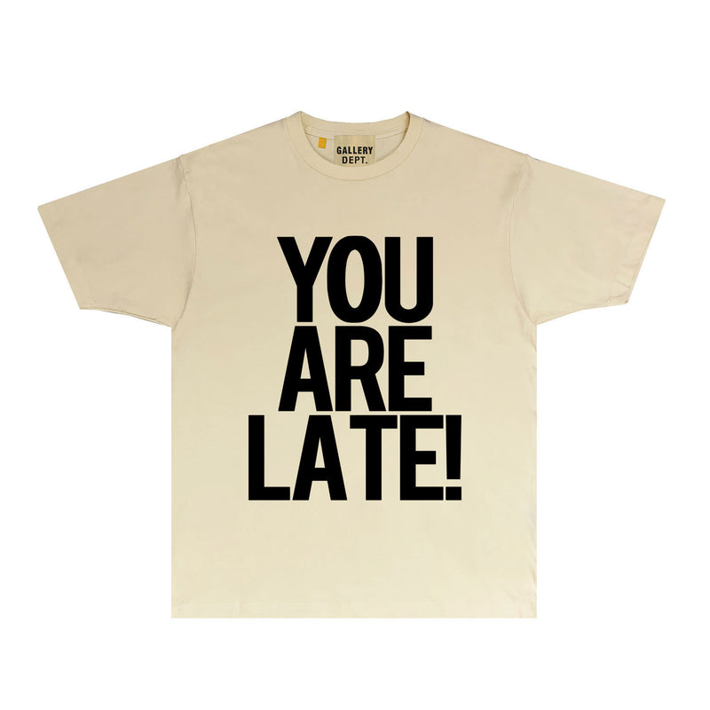 Gallery Dept T Shirts European And American Tee Shirt Short Sleeve T-Shirt Blouse