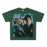 Film Star T Shirt Movie Harry PROTONIC Magic Street Style Short Sleeve Loose American T-shirt