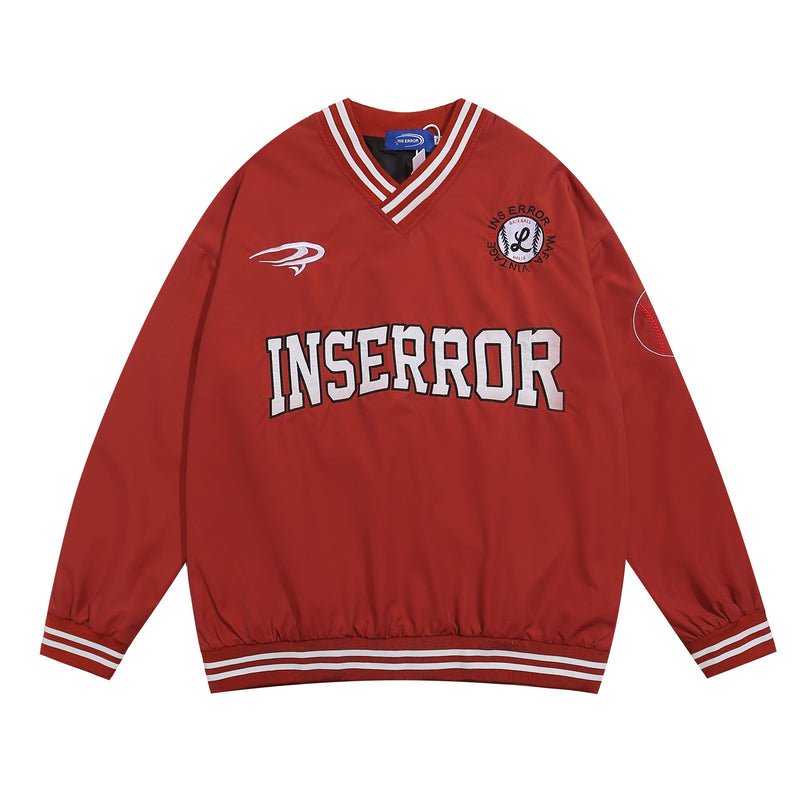 Unisex long-sleeved shirt men's v neck