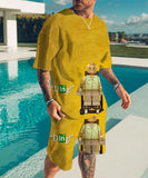 Heisenberg T Shirt T-Shirt Short Sleeve Suit 3d Deadly Poison Artist Printed Casual Sports