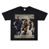 Film Star T Shirt Loose Heavy Weight Retro Street Cotton T-shirt American Men and Women