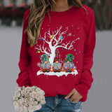 Hooded Pullover Oversize Workout Sweater Ugly Xmas Women