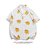 Men Shirts Short Sleeve Shirt Baby Boy and Girl Summer Loose Casual