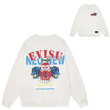 Evisu Sweatshirts Casual Loose Unisex Sweatshirts