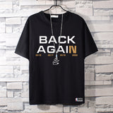 Basketball Sports T Shirt Curry Champion Pure Cotton Loose Short Sleeve T-Shirt Male Student Handsome Casual