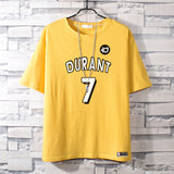 Basketball Sports T Shirt Summer Round Neck All-Matching Loose Short Sleeve T-Shirt Men