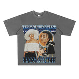 Film Star T Shirt Loose Heavy Retro Street T-shirt Men and Women