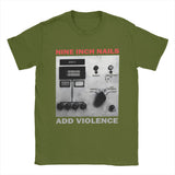 Nine Inch Nails NIN Men's T Shirts Crazy Tees Short Sleeve
