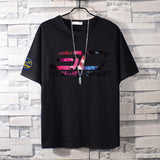 Basketball Sports T Shirt Curry Sports Short-Sleeved T-Shirt Male Student Loose-Fitting Plus Size Half-Length Sleeves