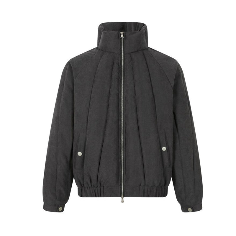 Unisex Down Jacket Men's Winter Stand-Up Collar Warm Padded Jacket