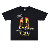 Film Star T Shirt Movie Garbage Street cotton loose short sleeve American retro trend T-shirt men