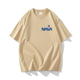 Nasa T Shirt Summer Men'S Short Sleeve Loose Half-Sleeve Top