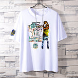 Basketball Sports T Shirt Basketball Clothes Short Sleeve Men'S Loose Student Trendy Curry No. 30 Youth Casual T-Shirt