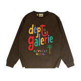 Gallery Dept Long Sleeved Shirt Fashion Brand Long Sleeve Long-Sleeved T-shirt Blouse