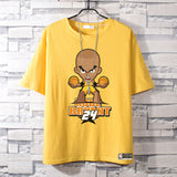 Basketball Sports T Shirt Nba Basketball Kobe James Curry Short Sleeve T-Shirt Male Student Loose