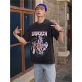 Film Star T Shirt Movie Old Ghost Electricity Experts Pure Cotton Loose Short Sleeve American Retro Trendy T-shirt