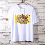 Basketball Sports T Shirt Kobe James Short Sleeve T-Shirt Male Student Loose Leisure Sports