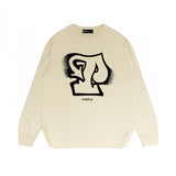 Purple Brand Long Sleeve T-Shirt Fashion Loose Long Sleeve Top