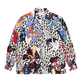 GUILTYPARTIES TIGER Shirts 21AW SKA JACKET Leopard print flower picture long-sleeved shirt