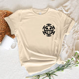 Law Heart Tee women Japanese Y2K summer t-shirts girl
