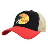 Baseball Cap Woven Label Sun Hat Mesh Cap