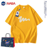 Nasa T Shirt Short-Sleeved T-Shirt Men'S Summer Loose