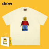 Drew T Shirts Short Sleeve Loose round Neck Short Sleeve