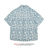 Men Shirts Short Sleeve Men's Summer Loose Casual