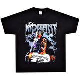 Basket Ball Star T Shirt Basketball Ja Morant Printed Washed Distressed T-Shirt Cotton Short Sleeve Loose