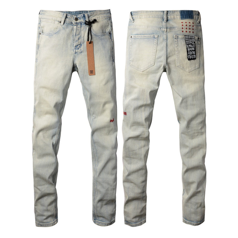 KSUBI Jeans Slim Fit Casual Stretch Jeans
