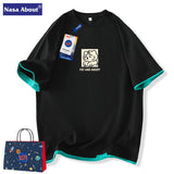 Nasa T Shirt Short-Sleeved T-Shirt Women'S Summer Loose Half-Sleeved T-Shirt