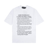 ERD T Shirts Short Sleeve Logo Cartoon Print Loose