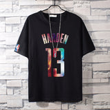 Basketball Sports T Shirt Cotton Short-Sleeved T-Shirt Men'S Sports Half Sleeve Nba Basketball Clothes Loose